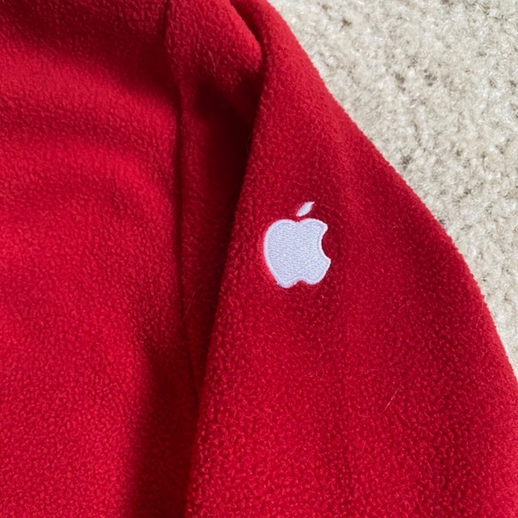 Apple 3/4 zip fleece jacket - Picture 2 of 5